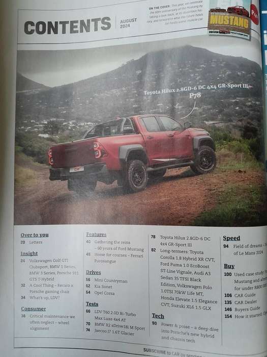 CAR MAGAZINE - August 2024.