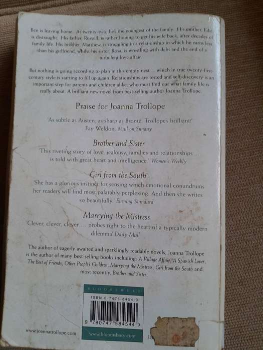 Second Honeymoon - Joanna Trollope.