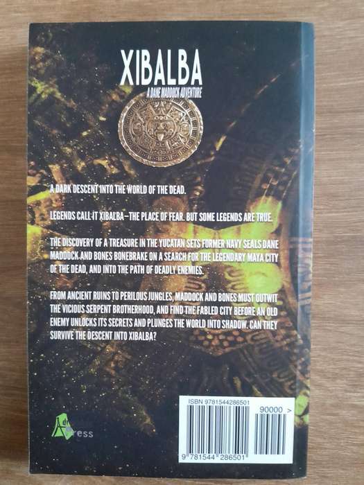 XIBALBA, A Dane Maddock Adventure - David Wood.