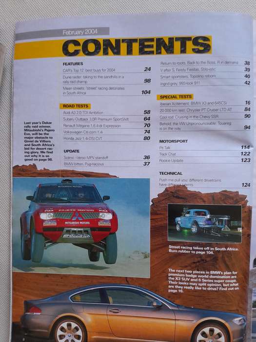 CAR MAGAZINE - February 2004.
