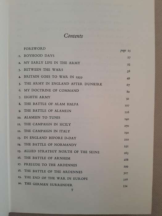 The Memoirs of Field-Marshall Montgomery.