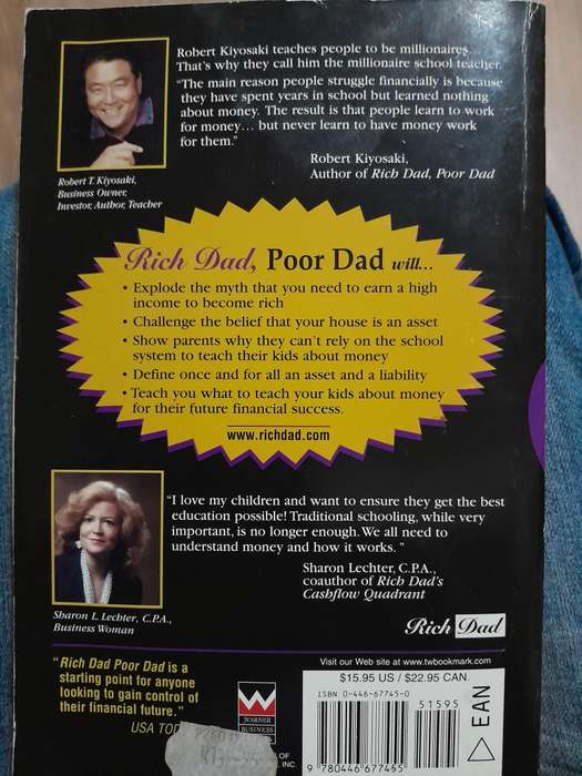Rich Dad Poor Dad - Robert T. Kiyosaki - 1998.