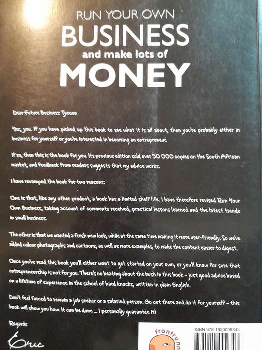 Run your own Business and make lots of Money - Eric Parker.