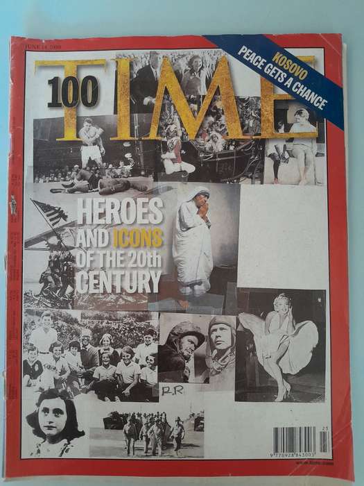 Time Magazine 100 Heroes and Icons of the 20th Century - June 14th 1999