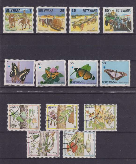 R15 SALE - COLLECTION OF BOTSWANA STAMPS - MINT & USED