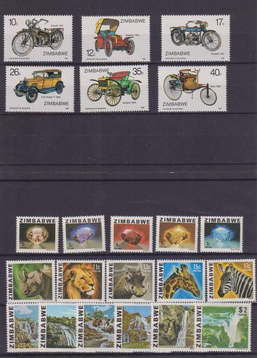 R12 SALE - COLLECTION OF ZIMBABWE STAMPS