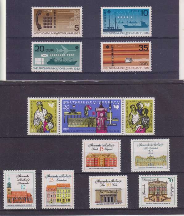 R12 SALE - EAST GERMANY- DDR - STAMPS