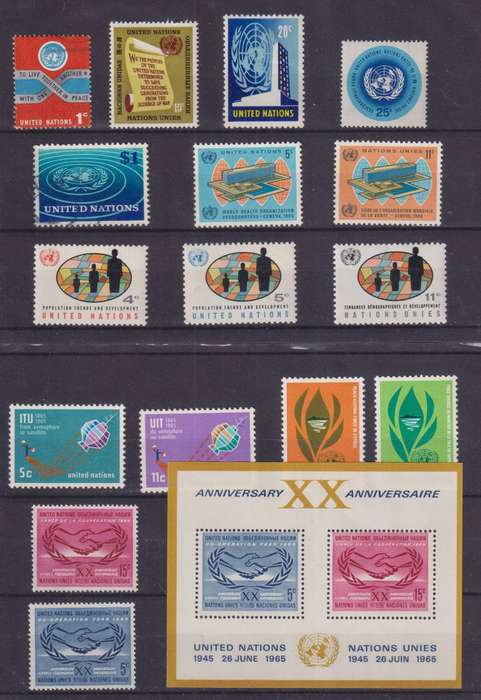 R18 SALE - UNITED NATIONS STAMPS - Beautiful designs