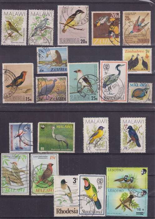 R15 SALE - COLLECTION OF THEMATIC STAMPS - BIRDS
