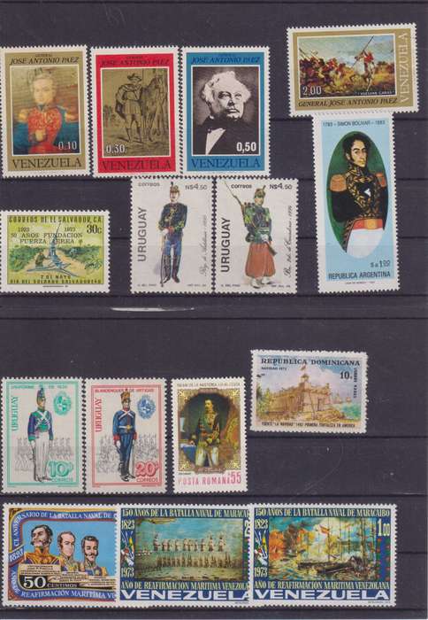 R12 SALE - COLLECTION OF THEMATIC STAMPS - MILITARY/HISTORY