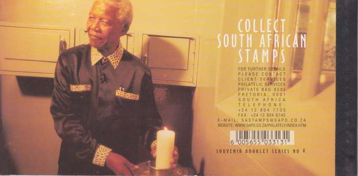 MANDELA BOOKLET & SOUTH AFRICA 1994 BALLOT PAPER (PWV) with Nelson Mandela - Genuine