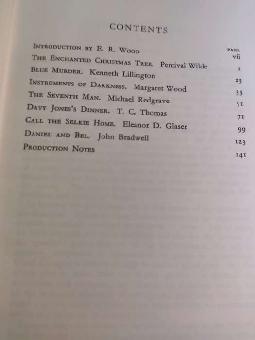 The First Windmill Book of One-Act Plays - E.R.Wood Ed.