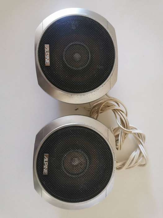 Vintage Alpine 2 way  car speakers