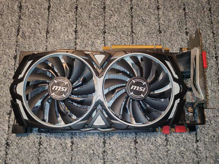 MSI GTX 1070 8G ARMOR OC graphics card