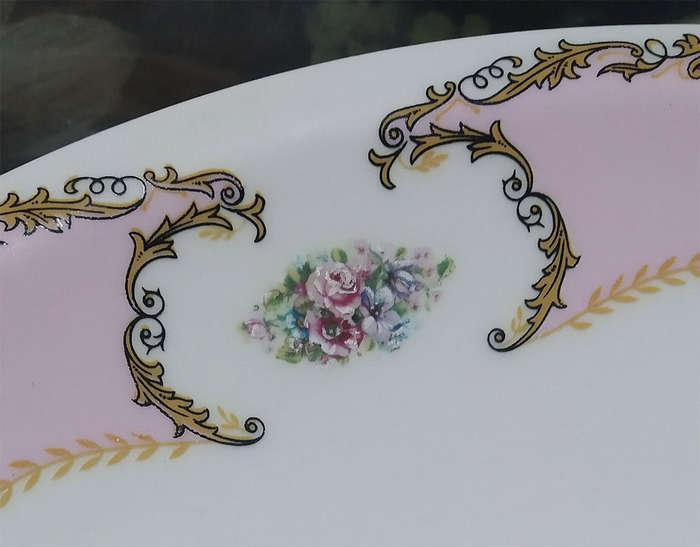 Vintage Royal Tognana Porcellane Fish Plate