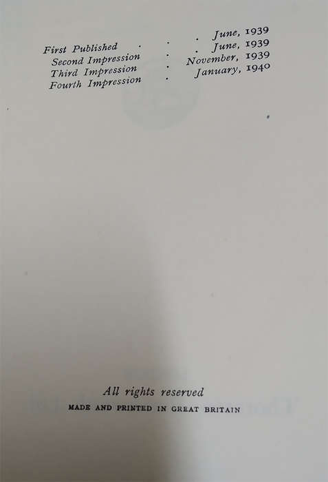 Step by Step 1936-1939 by Winston Churchill (1st Edition, 4th Impression)