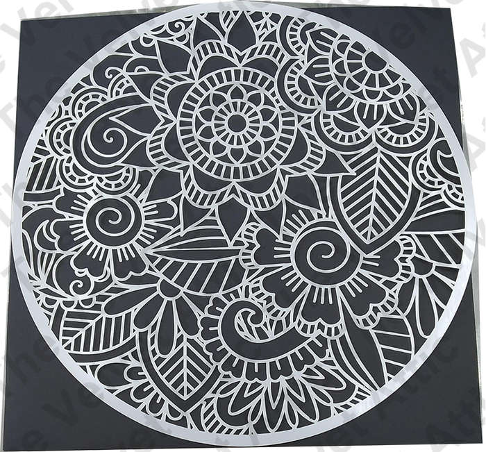 Stencil - Zentangle Lace - 45x45cm