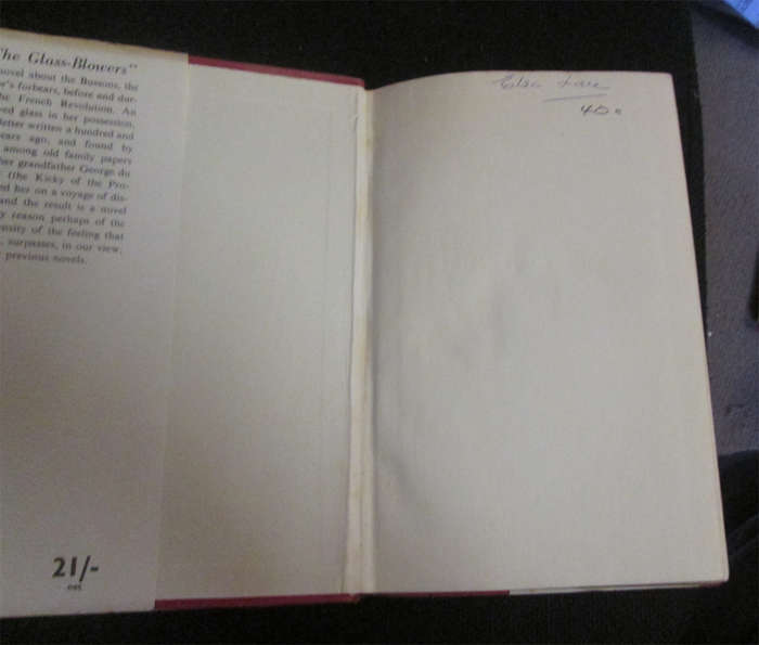 The Glass-Blowers by Daphne Du Maurier (1st Edition)