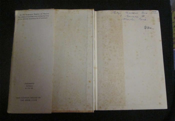 The Scapegoat by Daphne Du Maurier (Book Club Edition)