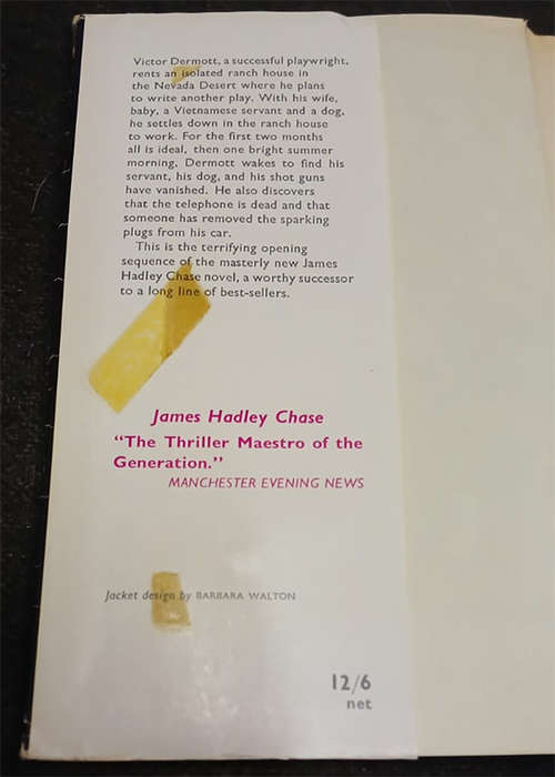 One Bright Summer Morning by James Hadley Chase (1st Edition)
