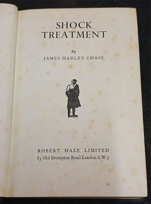 Shock Treatment by James Hadley Chase (1st Edition)