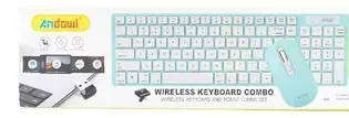 ANDWOL WIRELESS KEYBOARD AND MOUSE COMBO Q-7003