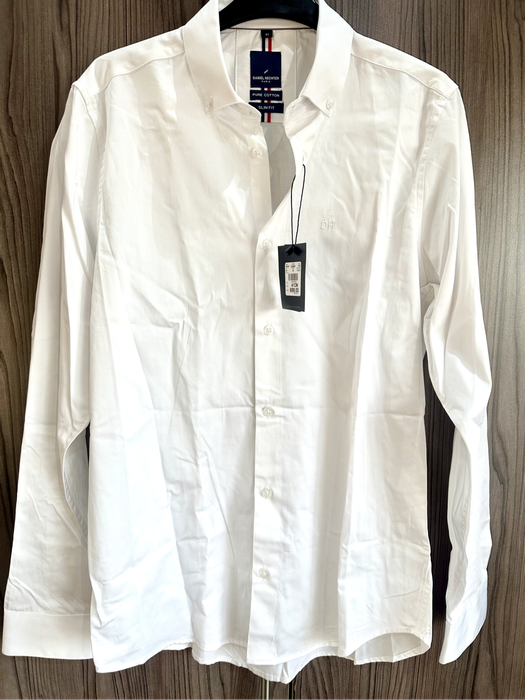 Mens pure cotton slim fit shirt