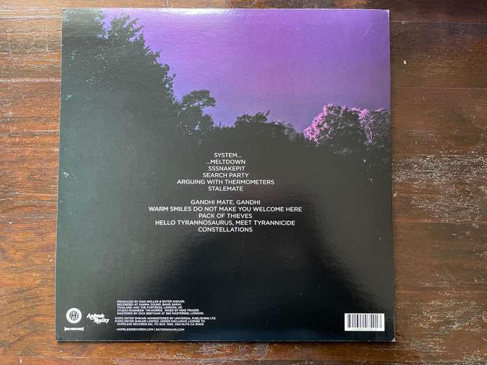 Enter Shikari  A Flash Flood Of Colour Blue Marbled Vinyl