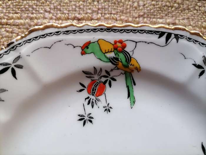 CHARMING c1912s PHOENIX CHINA THOMAS FORESTER DUO (SIDE PLATE AND TEACUP)