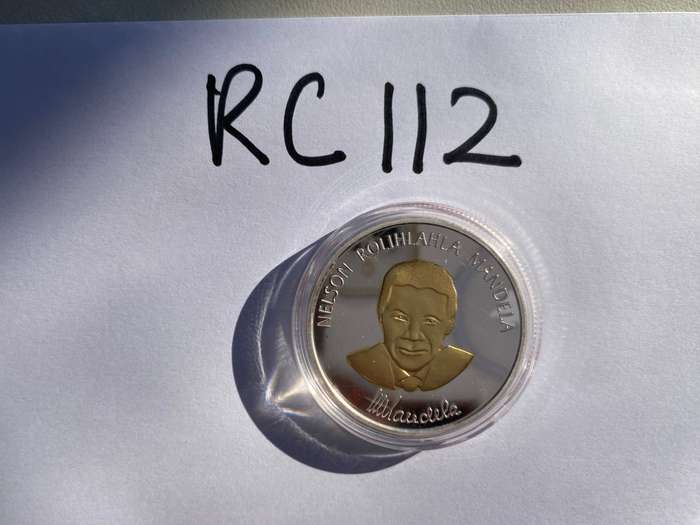 1964 to 1982 A Long Way way to Freedom - Mandela - Highly sought after Silver meddallion