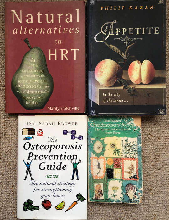 The Osteoporosis Prevention Guide by Dr Sarah Brewer Appetite by Philip Kazan Natural...............