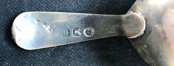 SILVER GEORGE lll CADDY SPOON HALLMARKED 1812