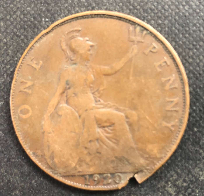PENNY 1920 UK ERROR