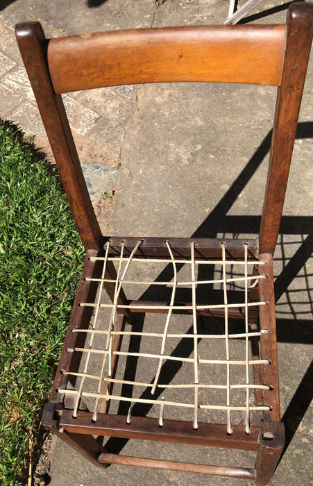 STINKWOOD CAPE REGENCY RIEMPIE CHAIR ANTIQUE