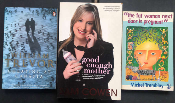 Cheating at Canasta by William Trevor The Fat Woman next door is Pregnant by Michel Trembly Good....