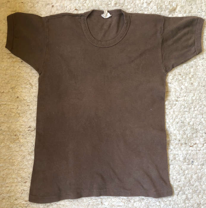 MILITARY SHORT SLEEVE TRU-KNIT MEDIUM VINTAGE T SHIRT