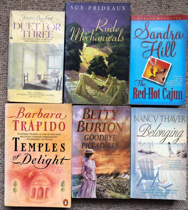 Rude Mechanicals by Sue Prideaux Duet for Three by Joan Barfoot Temples of Delight by Barbara.......