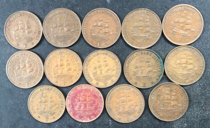 Penny 1937 1938 1939 1940 1941 1942 1943 1944 1945 1946 1948 1949 1950 1952 UNION SA