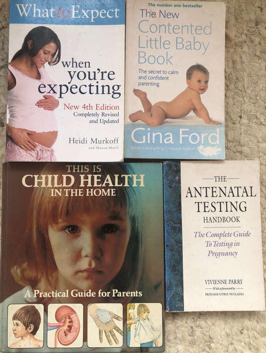Contented Little Baby Book by Gina Ford Antenatal Testing by Vivienne Parry What to expect when.....