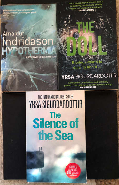 Silence of the Sea by Sigurdardottir The Doll by Sigurdardottir Hypothermia by Indridason 3 Books