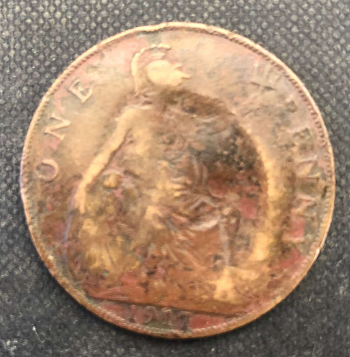 PENNY 1917 UK ERROR