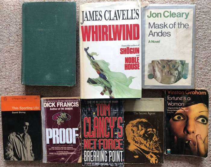 Mask of the Andes by Jon Cleary The Secret Agent by Joseph Conrad Net Force Breaking Point by Tom...