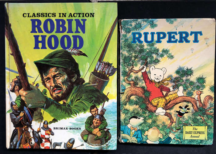 Robin Hood by Brimax Rupert The Daily Express Annual 2 Vintage Books