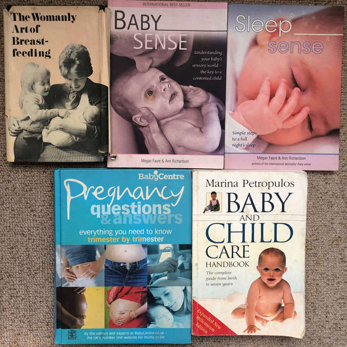 The Womanly Art of Breast Feeding Baby Sense by Megan Faure & Ann Richardson Sleep Sense by Megan...