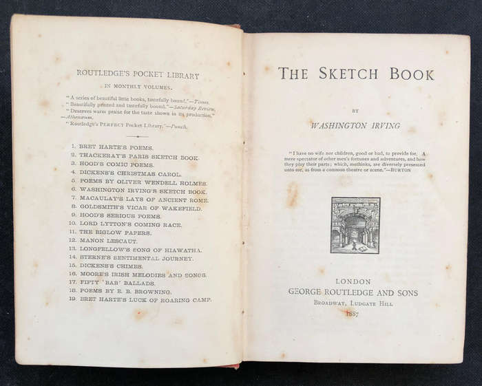 The Sketch Book by Washington Irving 1887