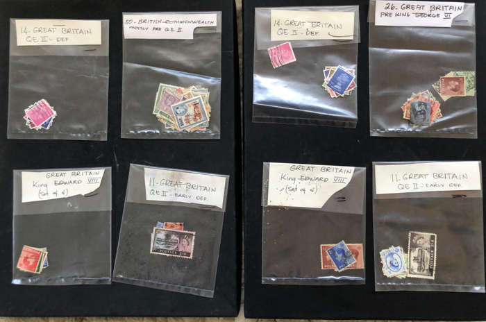 Stamps 16 Packets Sorted by Collector