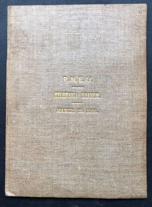 The Seven Periods of English Mediaeval Architecture P.N.E.U. Belgravia March 30 1908 Booklet Chart