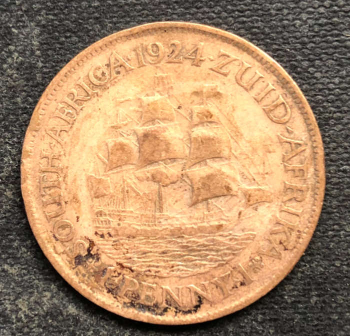 PENNY 1924 UNION OF SOUTH AFRICA