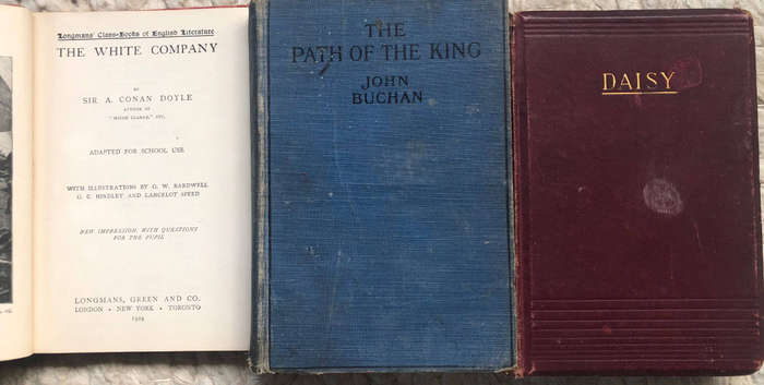 Daisy by Susan Warner C1900 The White Company by Sir A Conan Doyle 1929 The Path of the King by.....
