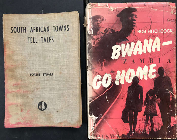 South African Towns Tell Tales By F Stuart Bwana Go Home by Hitchcock Both First Editions